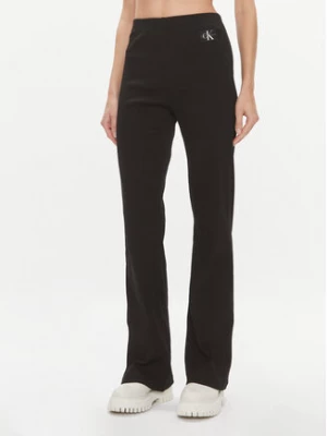 Calvin Klein Jeans Spodnie materiałowe J20J222598 Czarny Straight Fit