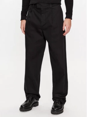 Calvin Klein Jeans Spodnie materiałowe J30J324038 Czarny Regular Fit