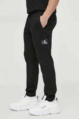 Calvin Klein Jeans spodnie męskie kolor czarny dopasowane