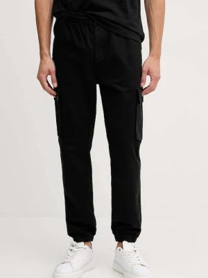 Calvin Klein Jeans spodnie męskie kolor czarny LV04RD608G