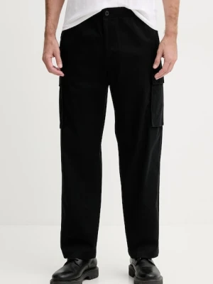 Calvin Klein Jeans spodnie męskie kolor czarny w fasonie cargo LV040EM616