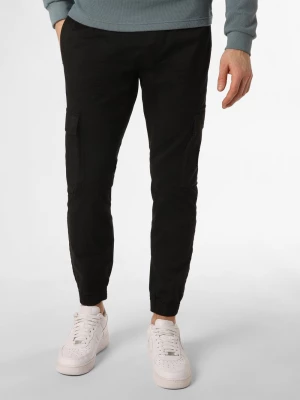 Calvin Klein Jeans Spodnie Mężczyźni Bawełna czarny jednolity,