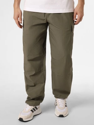 Calvin Klein Jeans Spodnie Mężczyźni Bawełna zielony jednolity,
