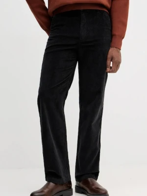 Calvin Klein Jeans spodnie sztruksowe czarny