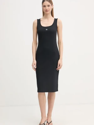 Calvin Klein Jeans sukienka bawełniana z elastanem