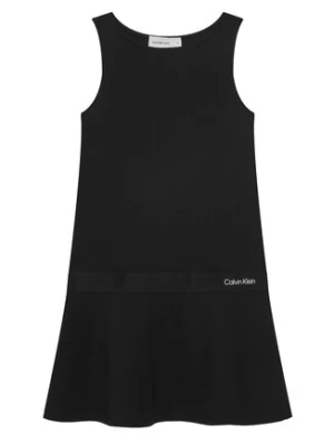 Calvin Klein Jeans Sukienka codzienna IG0IG03079 Czarny Regular Fit