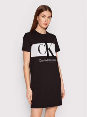 Calvin Klein Jeans Sukienka codzienna J20J218862 Czarny Regular Fit