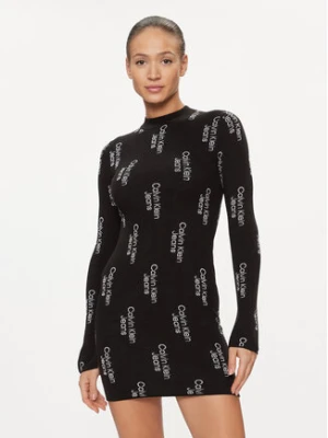 Calvin Klein Jeans Sukienka codzienna J20J222526 Czarny Slim Fit