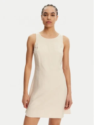 Calvin Klein Jeans Sukienka codzienna J20J225268 Beżowy Regular Fit