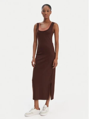 Calvin Klein Jeans Sukienka codzienna LV047E220G Brązowy Slim Fit