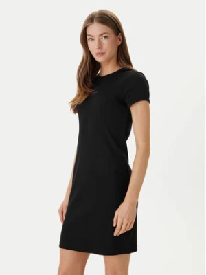 Calvin Klein Jeans Sukienka codzienna Monologo Baby LV047F241G Czarny Slim Fit