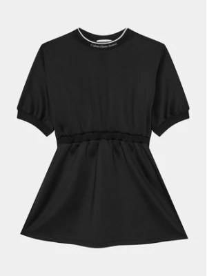 Calvin Klein Jeans Sukienka codzienna Shine Logo IG0IG02318 Czarny Regular Fit
