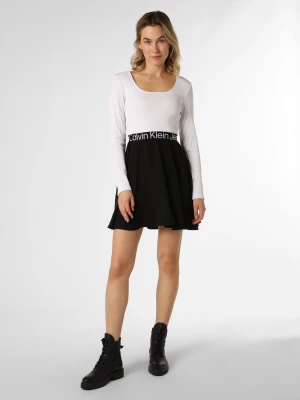 Calvin Klein Jeans Sukienka damska Kobiety czarny|biały jednolity,
