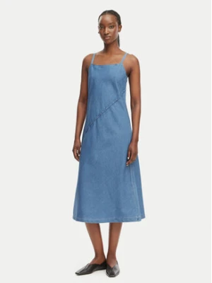 Calvin Klein Jeans Sukienka jeansowa LV047F748G Niebieski jasny Regular Fit