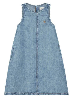 Calvin Klein Jeans Sukienka jeansowa LVCKSJH10G Niebieski Regular Fit