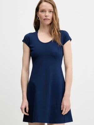 Calvin Klein Jeans sukienka kolor granatowy mini rozkloszowana LV047C238G