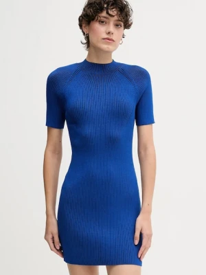 Calvin Klein Jeans sukienka kolor niebieski mini dopasowana LV047D318G