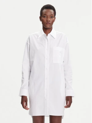 Calvin Klein Jeans Sukienka koszulowa LV047C022G Biały Oversize