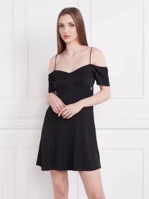 CALVIN KLEIN JEANS Sukienka OFF SHOULDER MINI