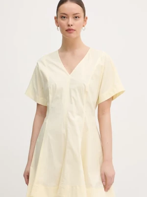 Calvin Klein Jeans sukienka rozkloszowana bawełniana z elastanem