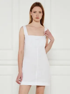 Calvin Klein Jeans Sukienka | z dodatkiem lnu