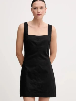 Calvin Klein Jeans sukienka z domieszką lnu