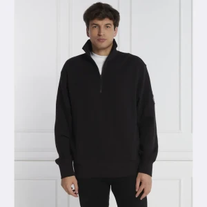 Calvin Klein Jeans Sweter BADGE WAFFLE HALF ZIP | Regular Fit