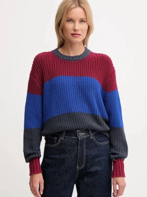 Calvin Klein Jeans sweter bawełniany damski kolor granatowy LV047D302G