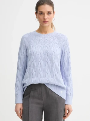 Calvin Klein Jeans sweter bawełniany damski kolor niebieski LV044E301G