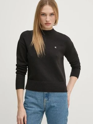 Calvin Klein Jeans sweter bawełniany kolor czarny J20J224802