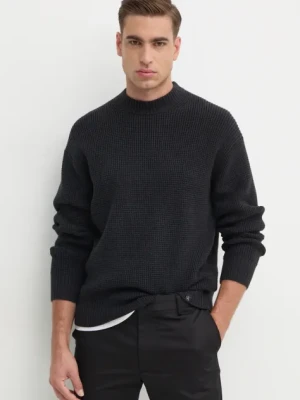 Calvin Klein Jeans sweter bawełniany kolor czarny lekki J30J326200