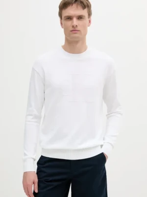 Calvin Klein Jeans sweter bawełniany męski kolor beżowy J30J327278