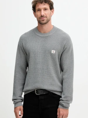 Calvin Klein Jeans sweter bawełniany męski kolor szary LV04RD313G