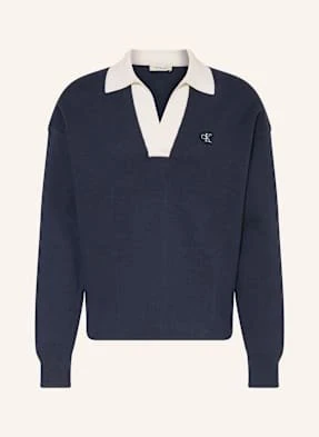 Calvin Klein Jeans Sweter blau