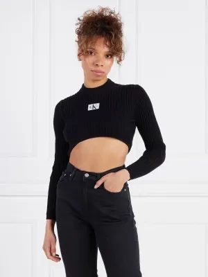 CALVIN KLEIN JEANS Sweter | Cropped Fit