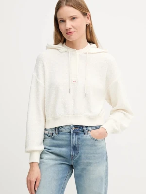Calvin Klein Jeans sweter damska kolor beżowy lekki LV047C915G