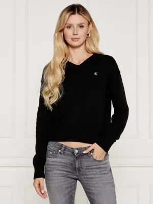 Calvin Klein Jeans Sweter EMBRO | Regular Fit