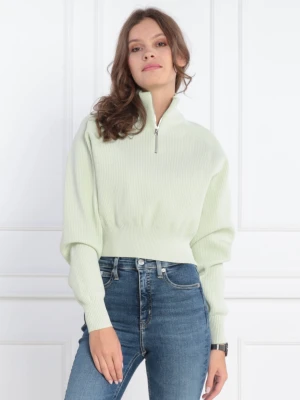 Calvin Klein Jeans Sweter HALF ZIP | Regular Fit