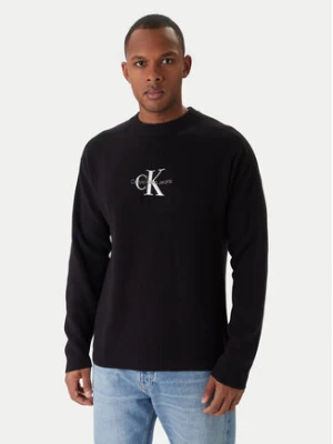 Calvin Klein Jeans Sweter J30J322460 Czarny Loose Fit