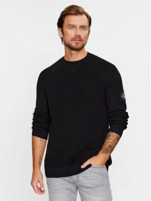 Calvin Klein Jeans Sweter J30J325092 Czarny Regular Fit