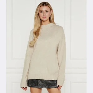 Calvin Klein Jeans Sweter | Loose fit | z dodatkiem wełny