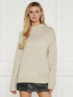 Calvin Klein Jeans Sweter | Loose fit | z dodatkiem wełny