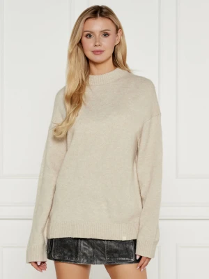 Calvin Klein Jeans Sweter | Loose fit | z dodatkiem wełny
