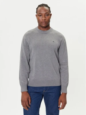 Calvin Klein Jeans Sweter LV04RC309G Szary Regular Fit