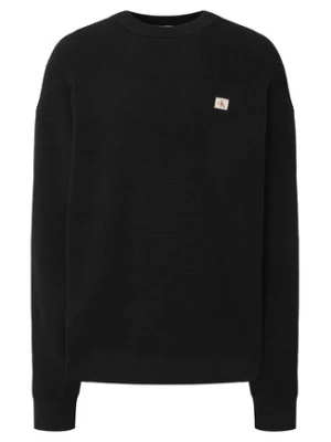Calvin Klein Jeans Sweter LV04RD313G Czarny Regular Fit