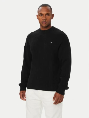 Calvin Klein Jeans Sweter LV04RH328G Czarny Regular Fit