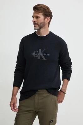 Calvin Klein Jeans sweter męski kolor czarny J30J326887