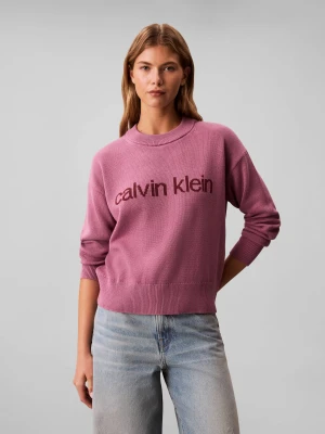 Calvin Klein Jeans Sweter | Regular Fit różowy