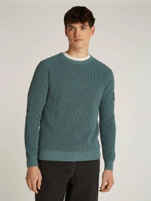 Calvin Klein Jeans Sweter | Regular Fit morski