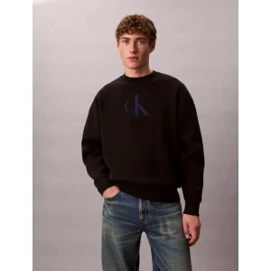 Calvin Klein Jeans Sweter | Relaxed fit | z dodatkiem kaszmiru